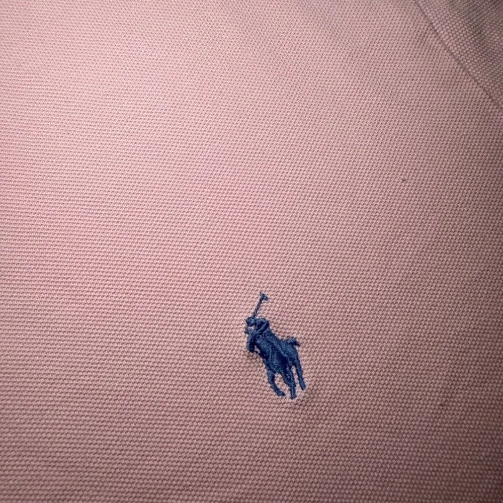 Polo Ralph Lauren Men's XL Light Pink Classic Fit Short Sleeve Shirt Blue Pony
